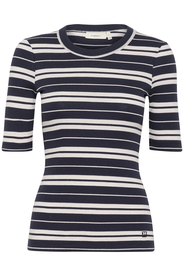 T-shirt en coton rayé Dagna