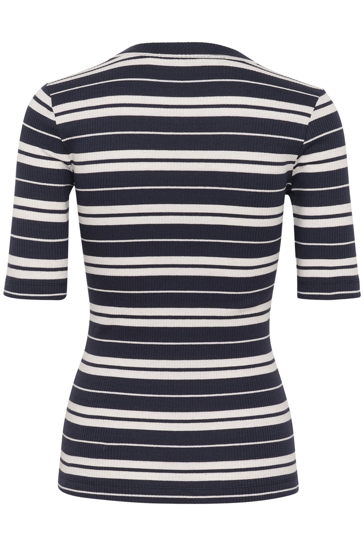 T-shirt en coton rayé Dagna