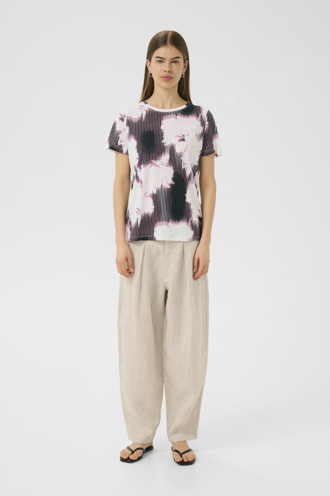 T-shirt avec imprimé abstrait Alma