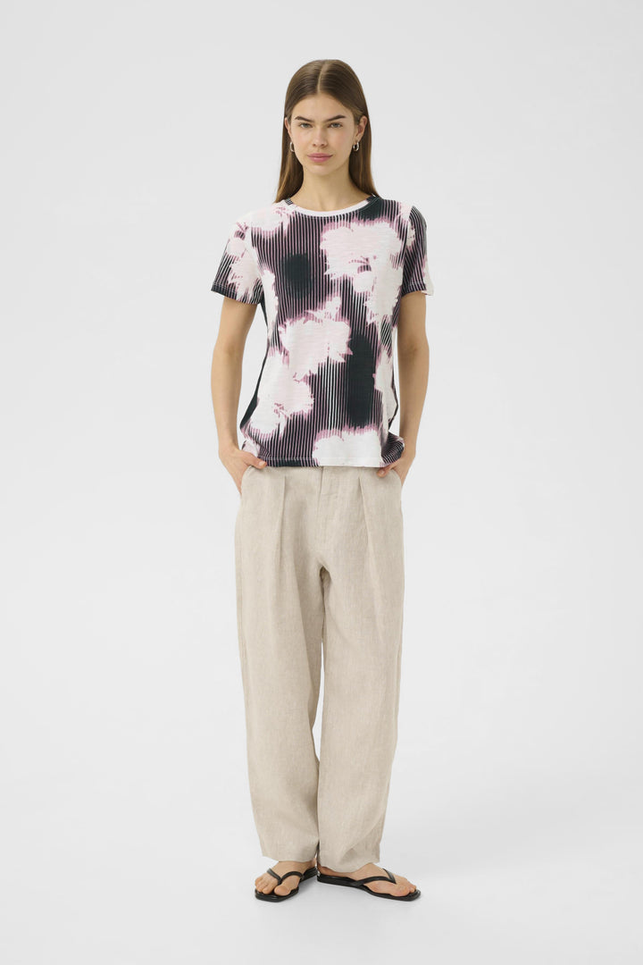 T-shirt avec imprimé abstrait Alma