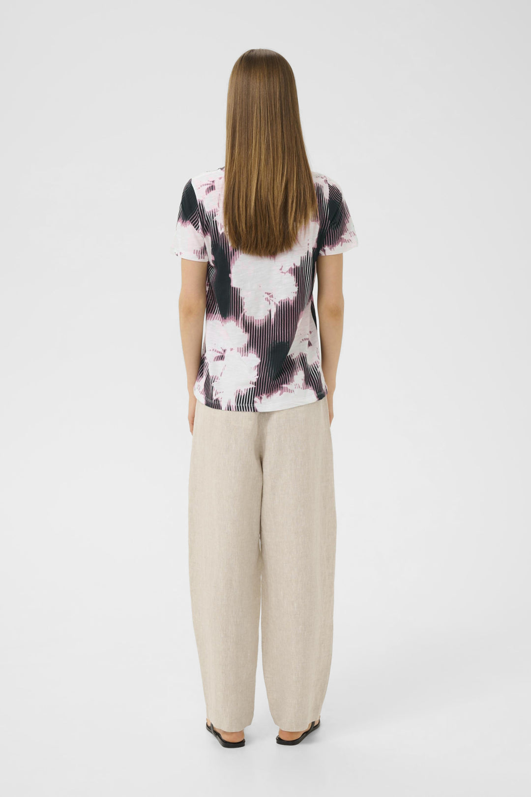T-shirt avec imprimé abstrait Alma