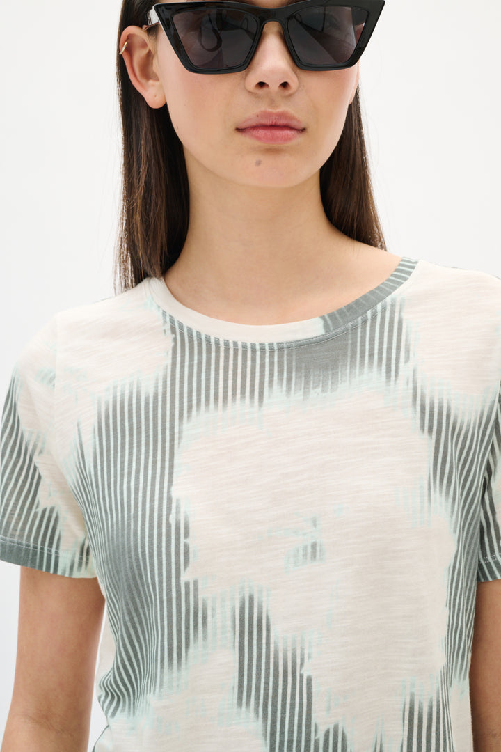 T-shirt avec imprimé abstrait Alma