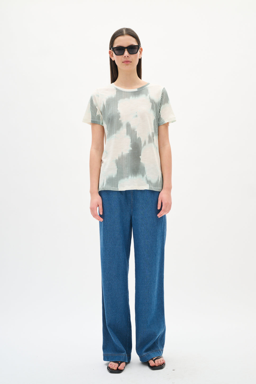 T-shirt avec imprimé abstrait Alma
