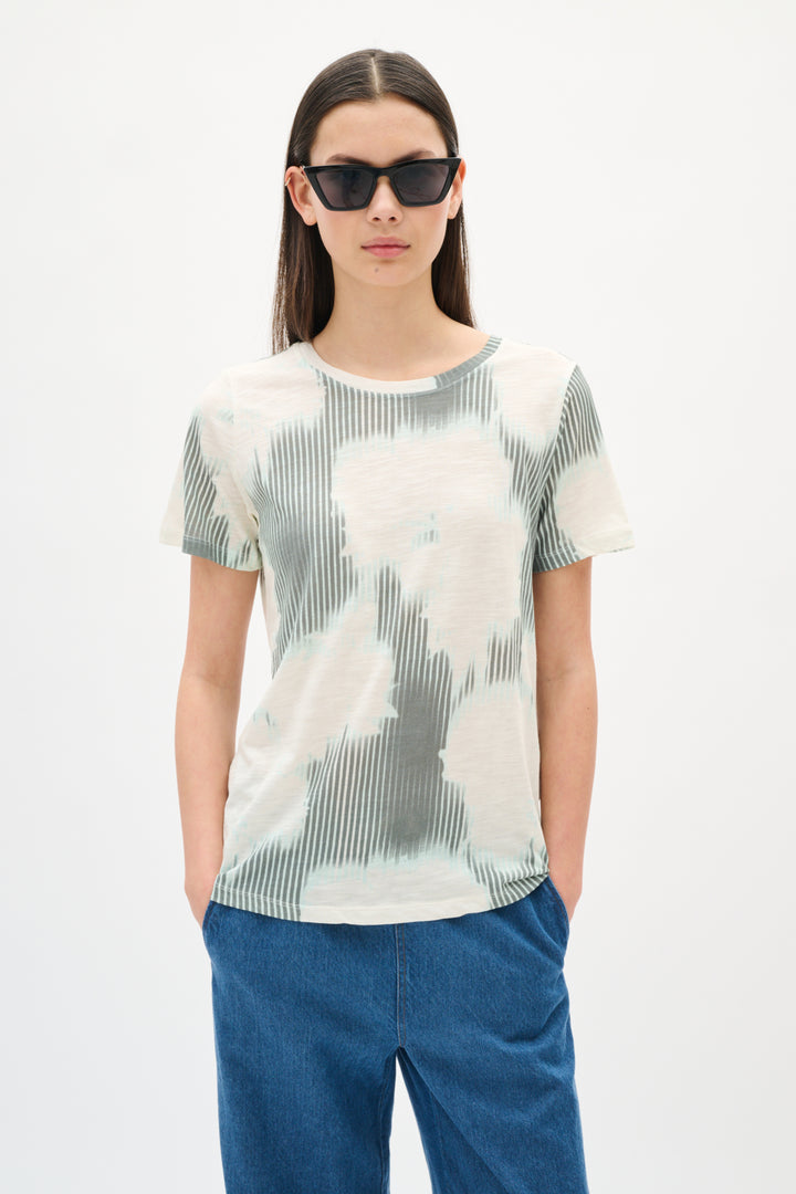 T-shirt avec imprimé abstrait Alma