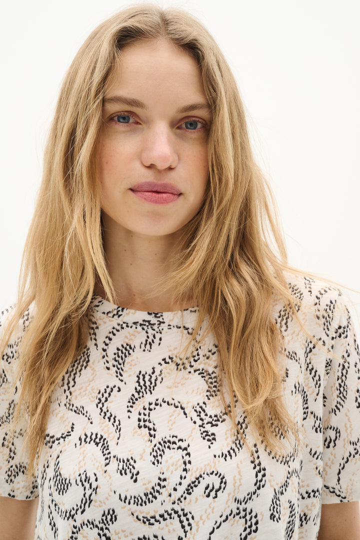 T-shirt avec imprimé arabesque Alma