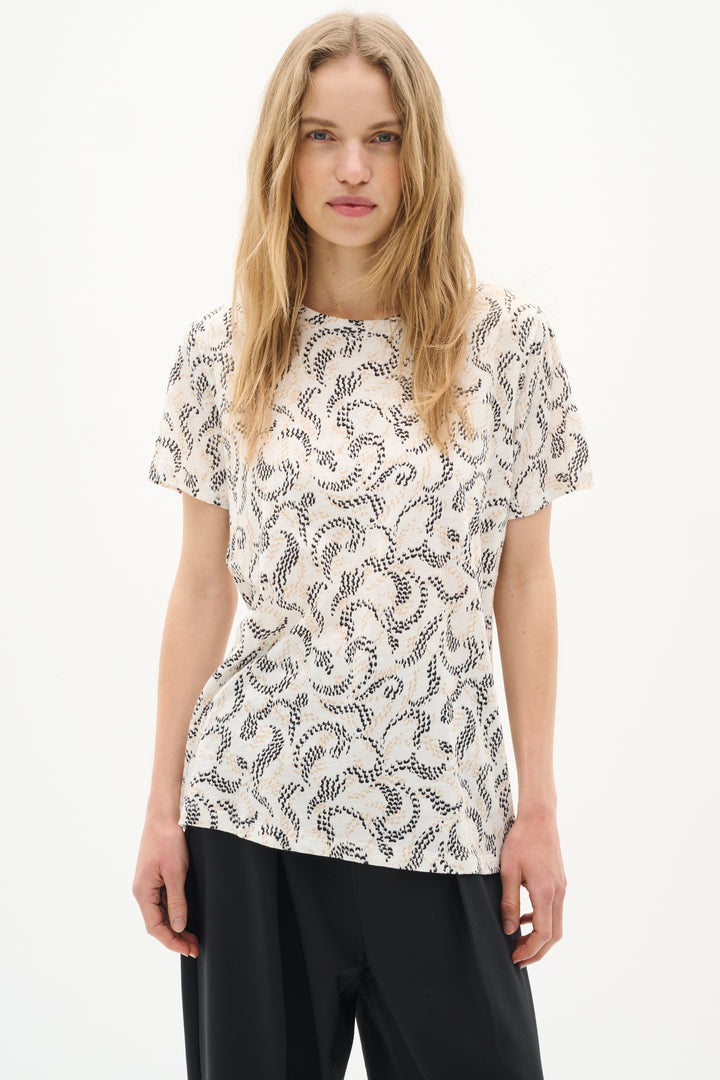 T-shirt avec imprimé arabesque Alma