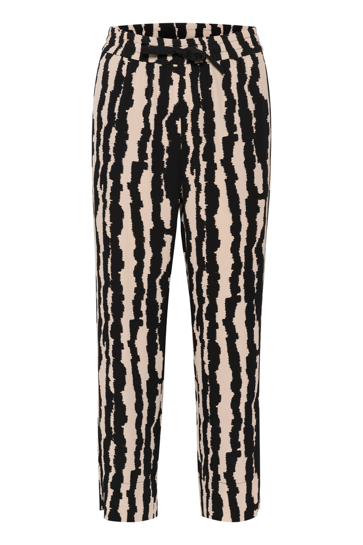 Pantalon comfortable zébré