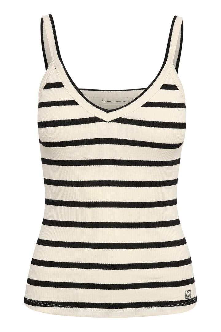 Camisole rayée col V Egna style Dagna