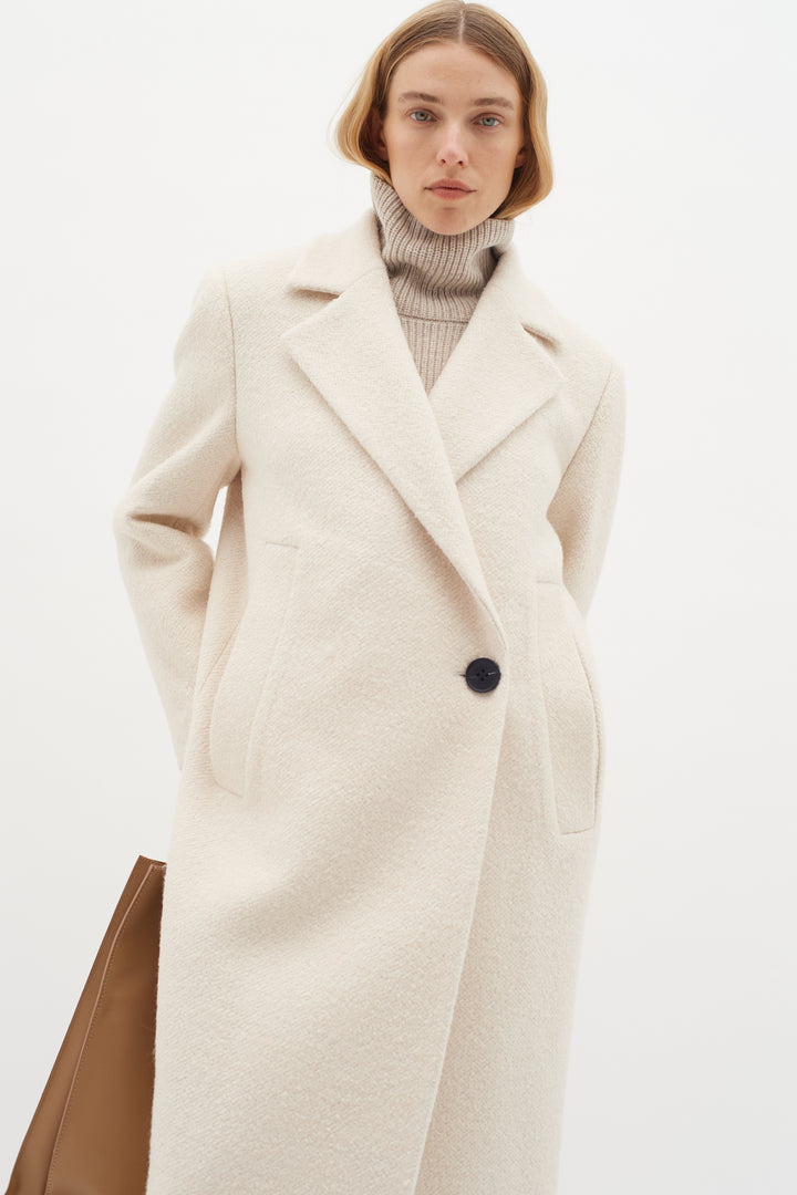 Manteau long en mélange de laine Tanay - HIVER