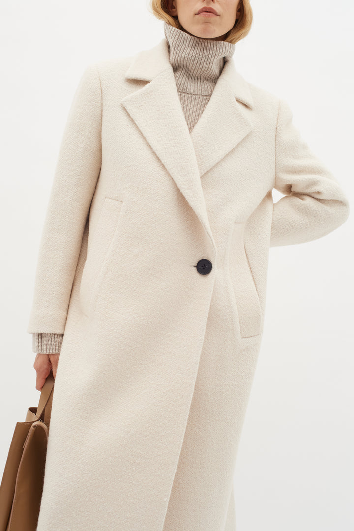 Manteau long en mélange de laine Tanay - HIVER