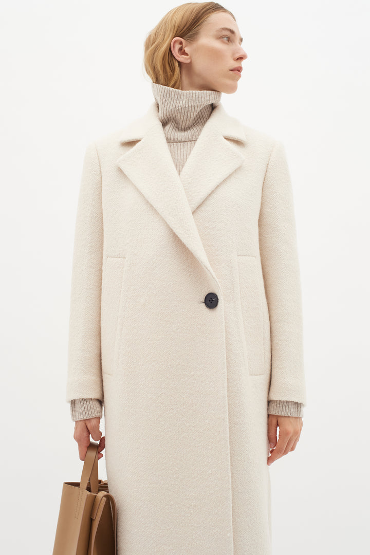 Manteau long en mélange de laine Tanay - HIVER