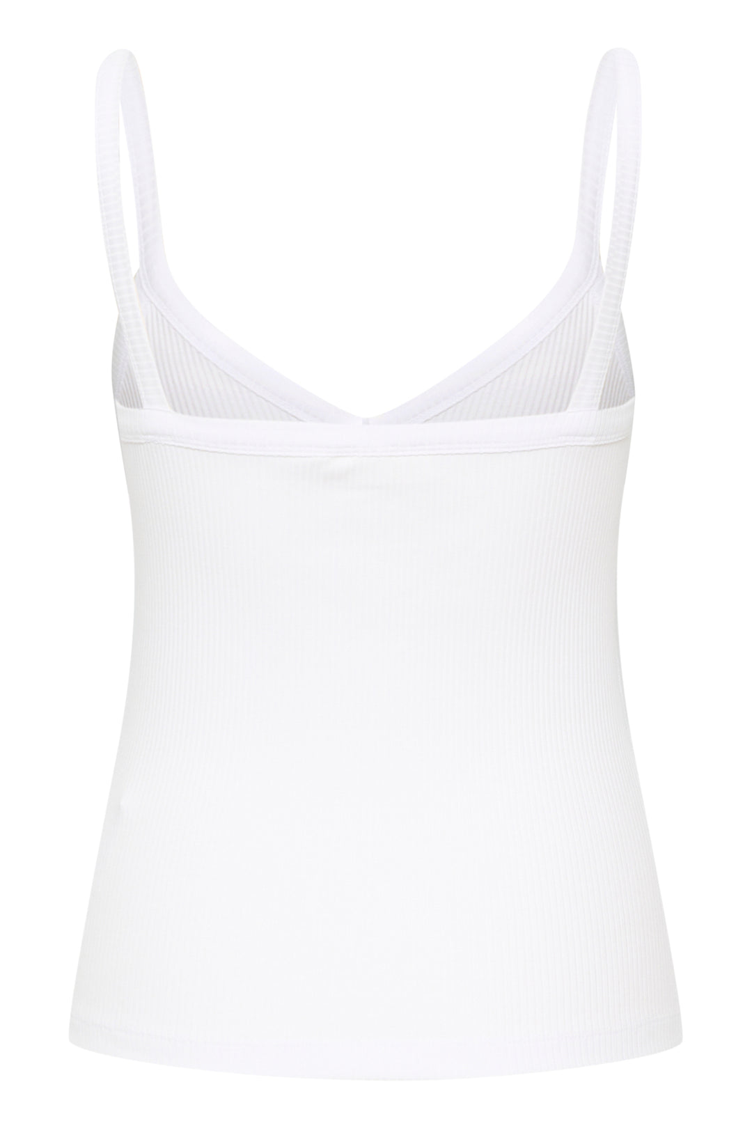 Camisole côtelée avec col V Dagna