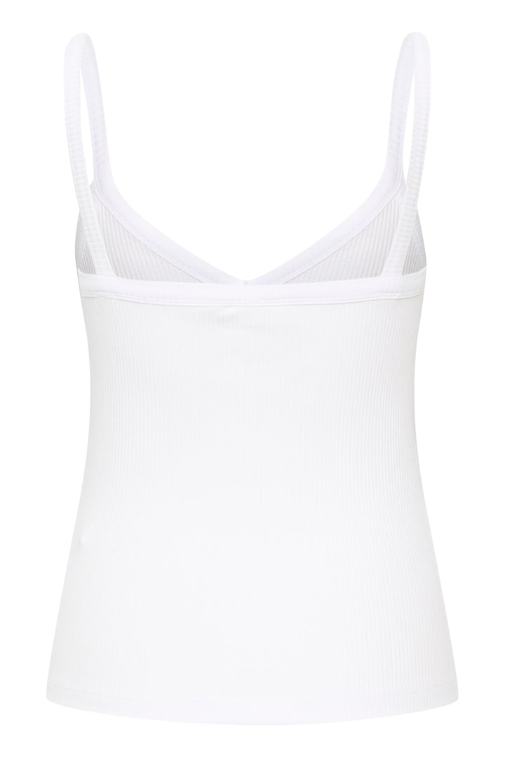 Camisole côtelée avec col V Dagna