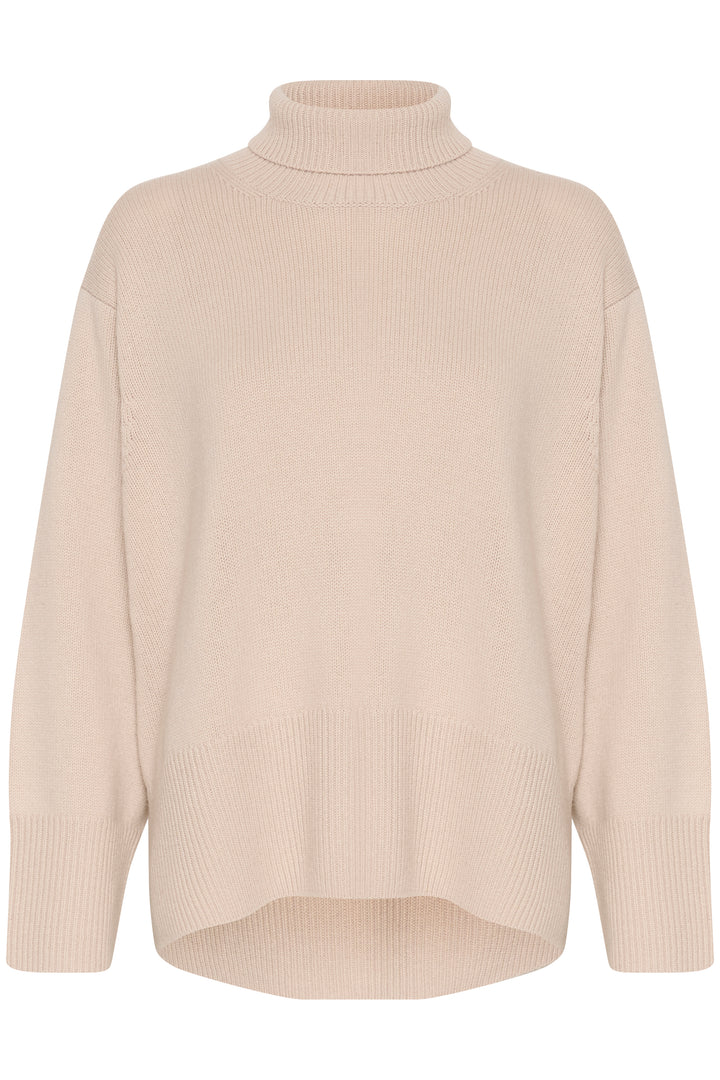 Pull col roulé avec fentes latérales Kaxy