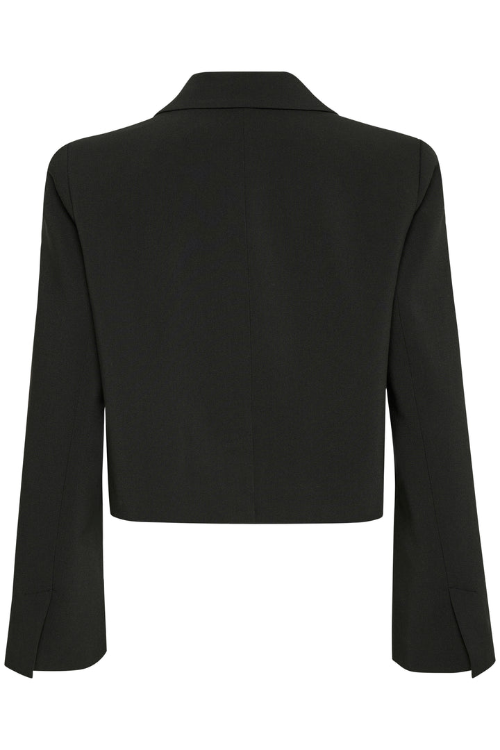 Blazer court tuxedo avec satin Yael