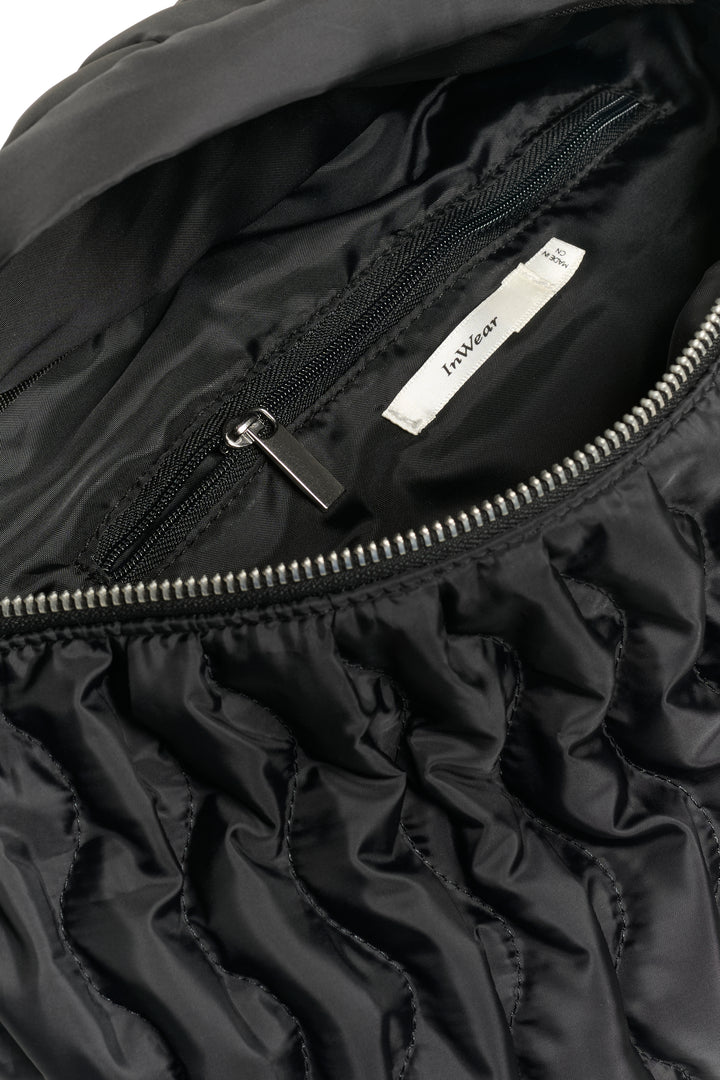 Sac banane matelassé avec motif ondulé Rasidan
