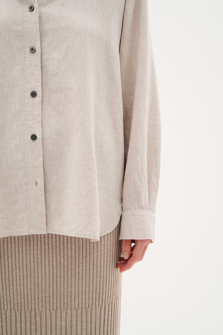 Chemise en mélange de lin Sannie