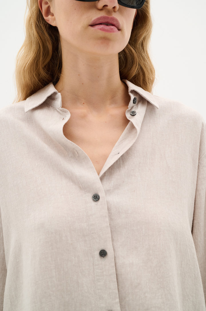 Chemise en mélange de lin Sannie
