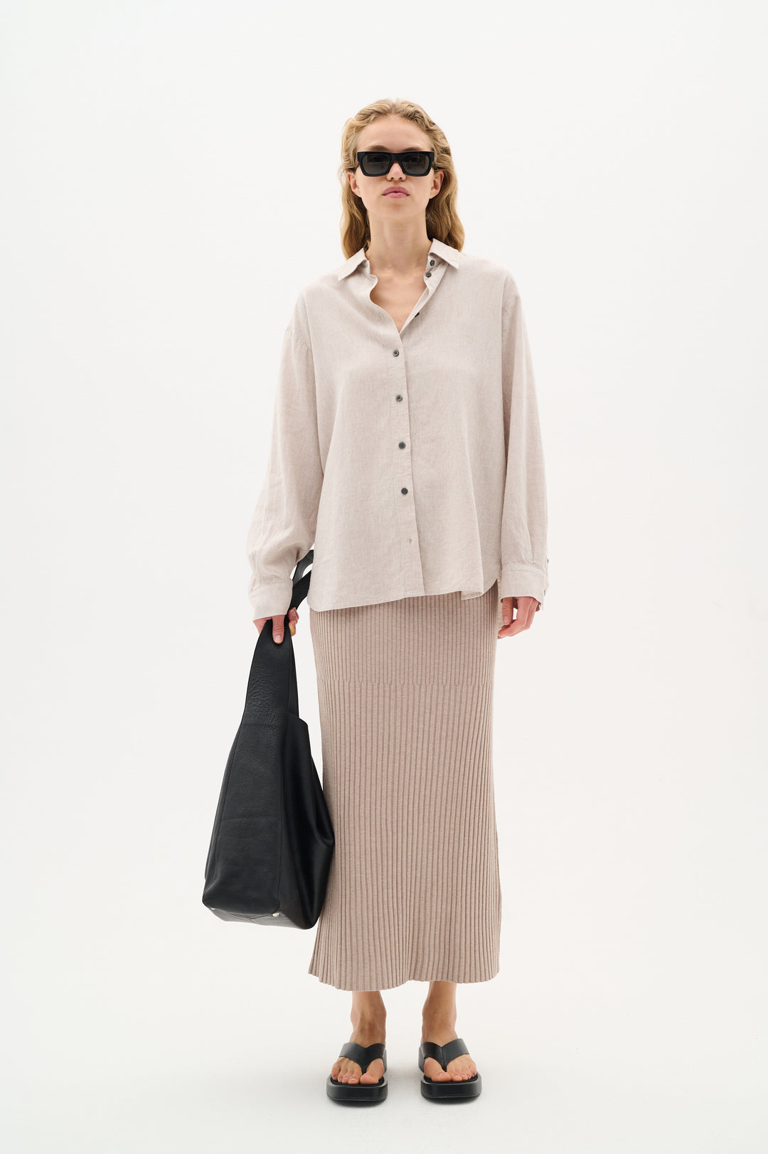 Chemise en mélange de lin Sannie