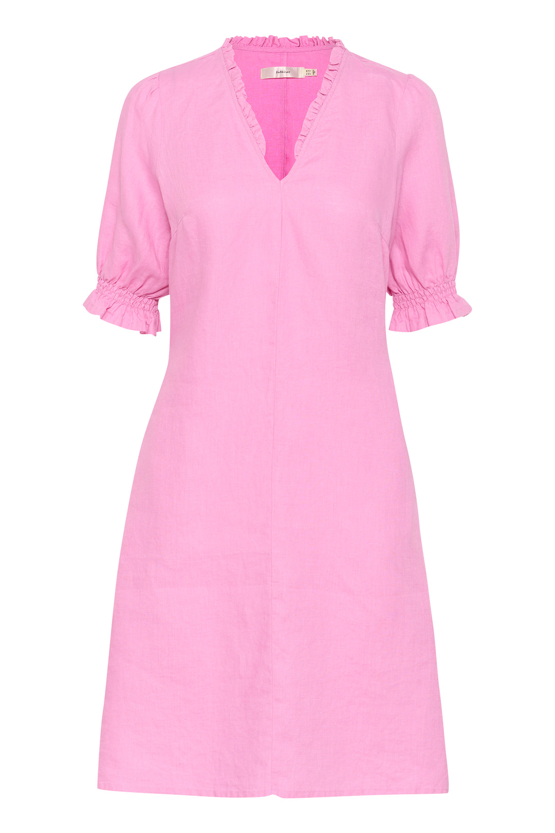 Robe midi en lin avec détails froncés Rigitta