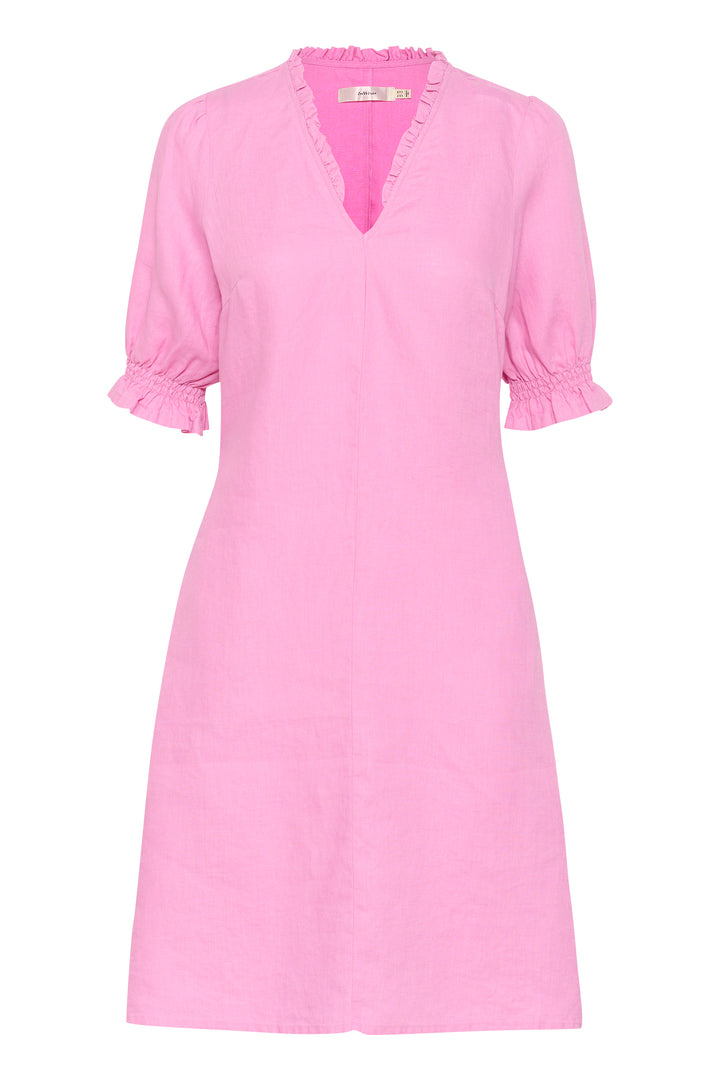 Robe midi en lin avec détails froncés Rigitta