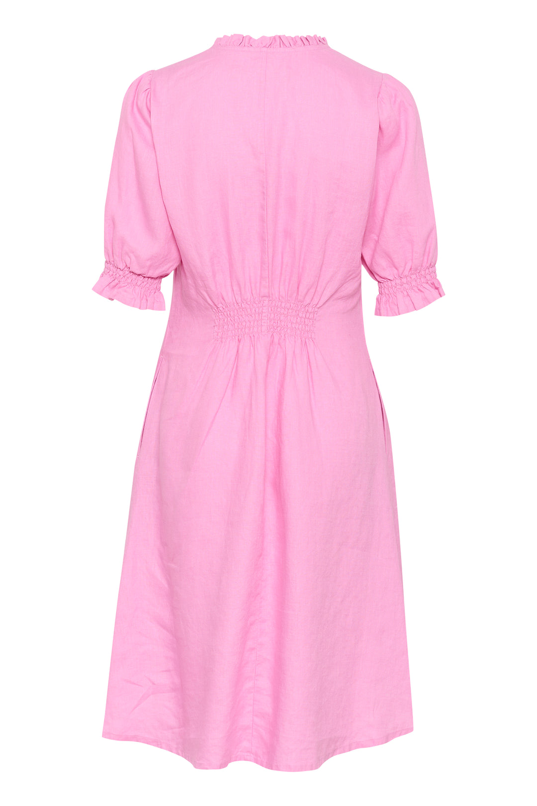 Robe midi en lin avec détails froncés Rigitta