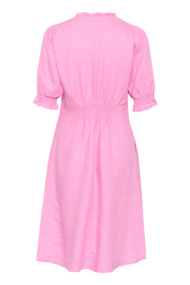 Robe midi en lin avec détails froncés Rigitta