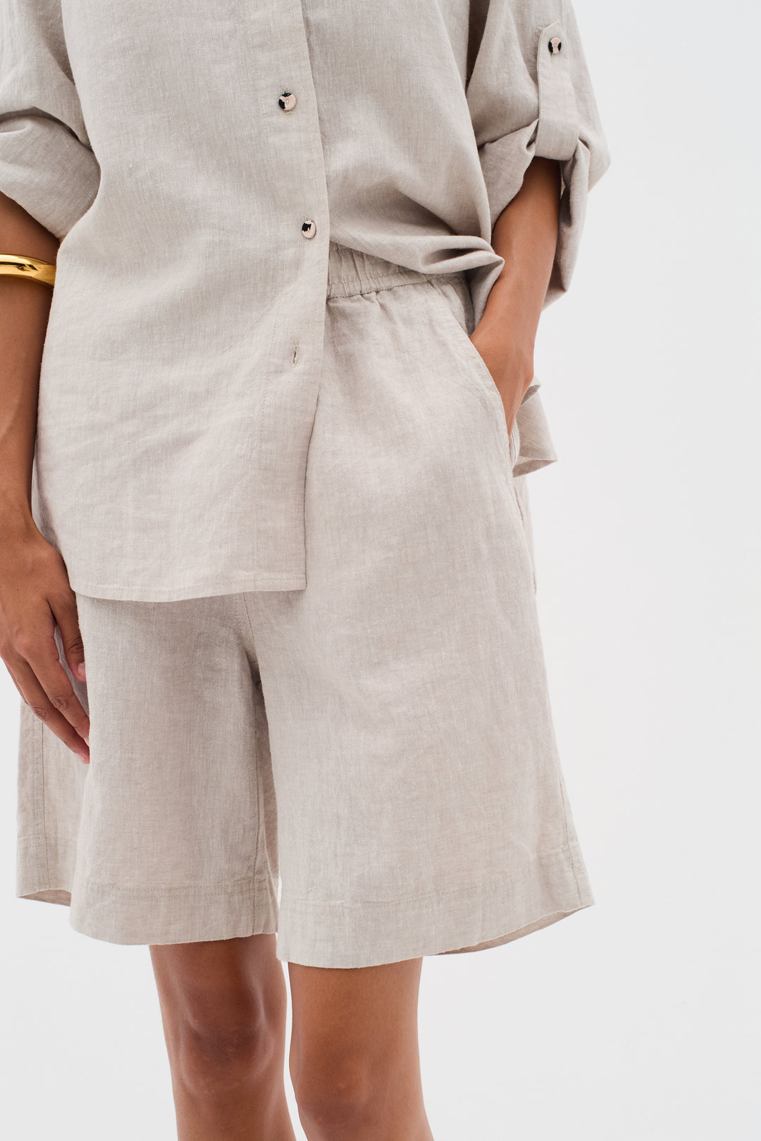 Short ample avec taille élastique Rimone