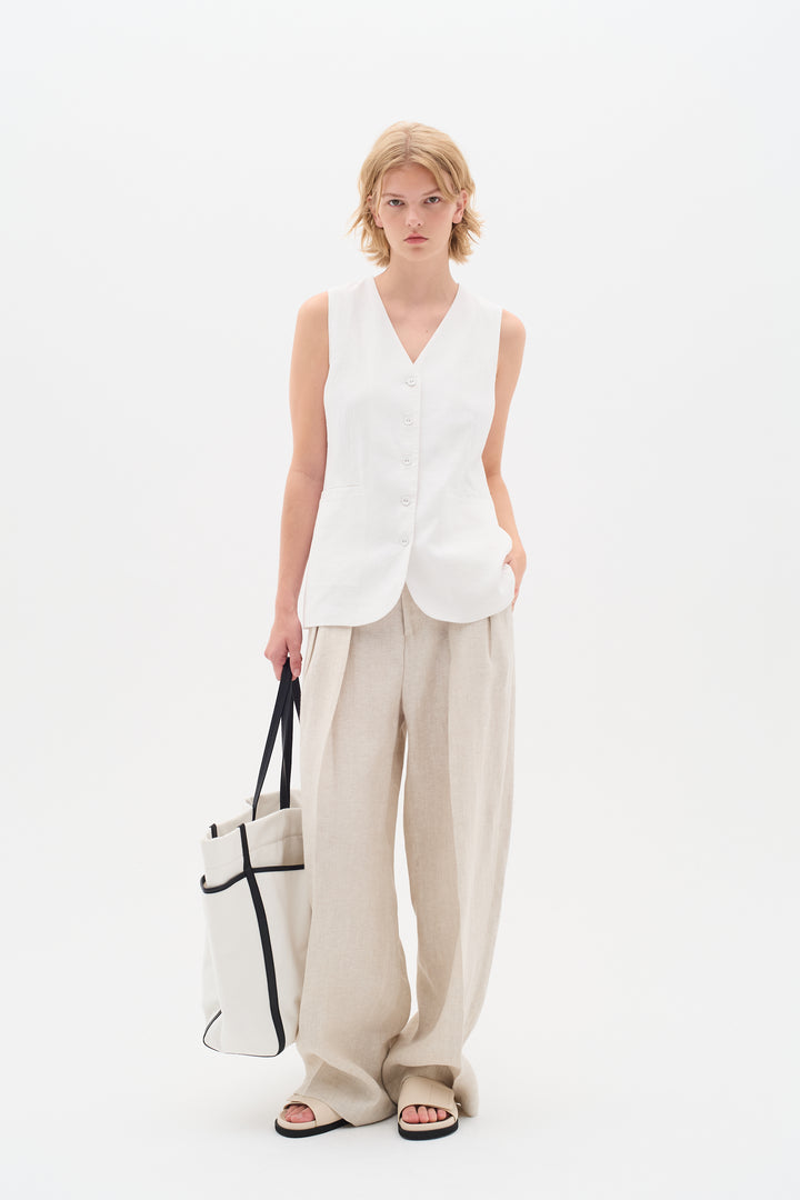 Gilet boutonné élégant Farida