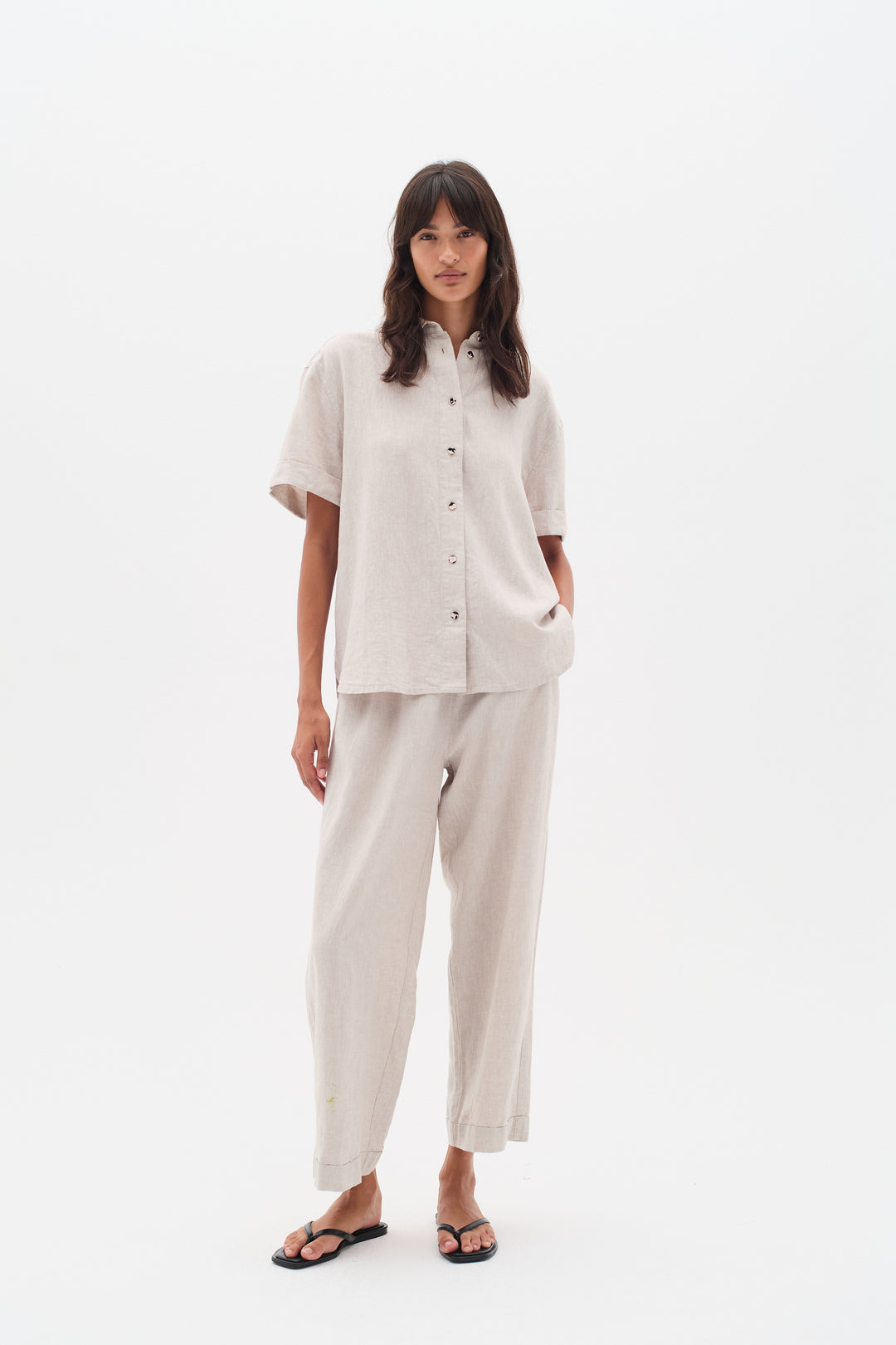 Pantalon ample avec taille élastique Rimone