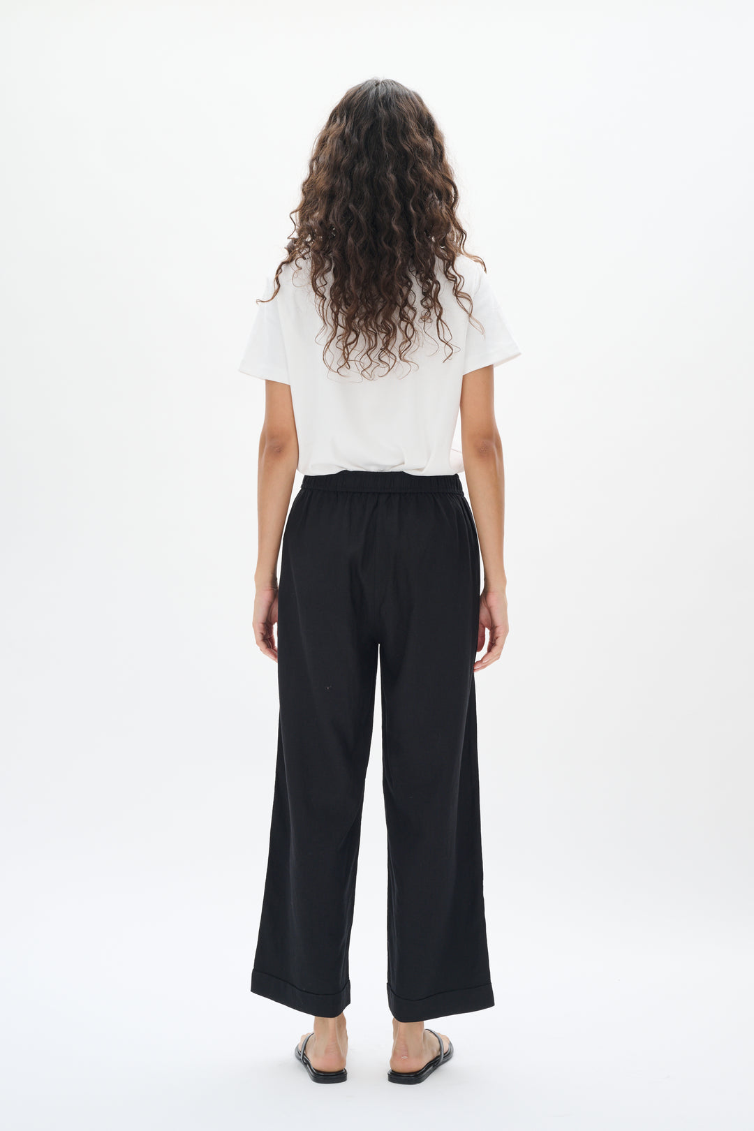 Pantalon ample avec taille élastique Rimone