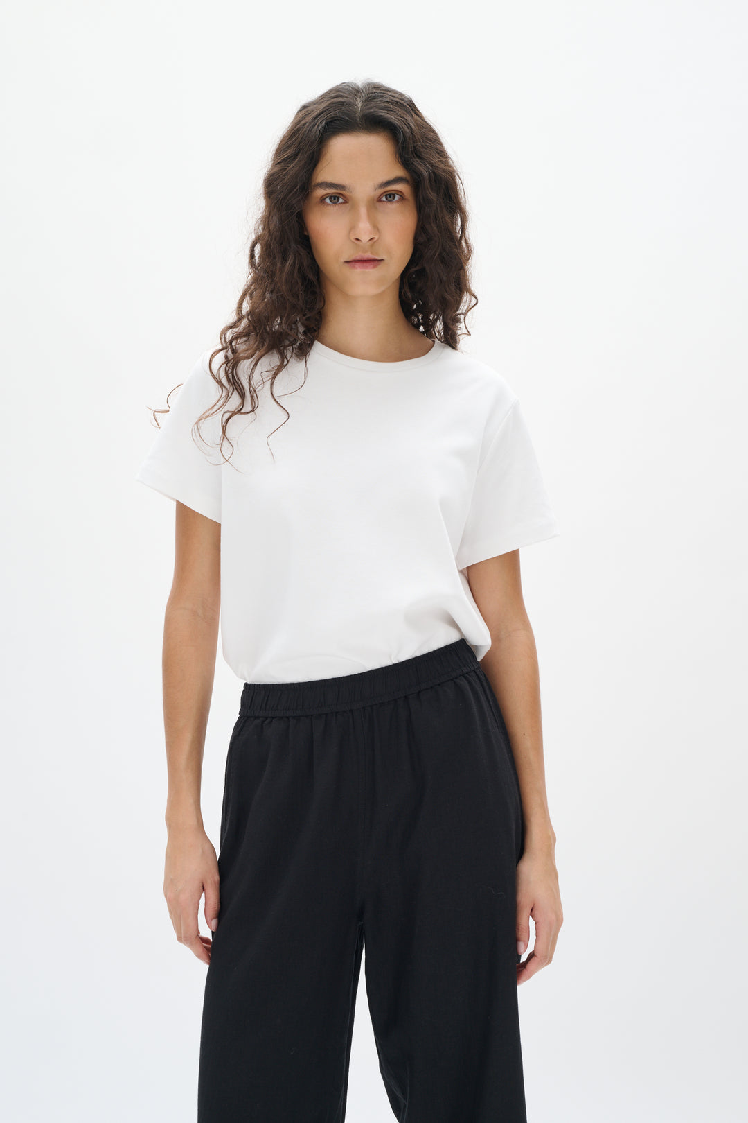 Pantalon ample avec taille élastique Rimone