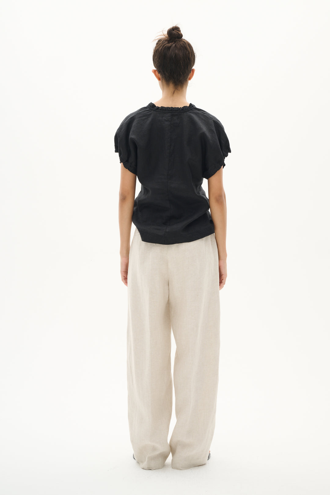 Pantalon ample plissé Yaiza Pant