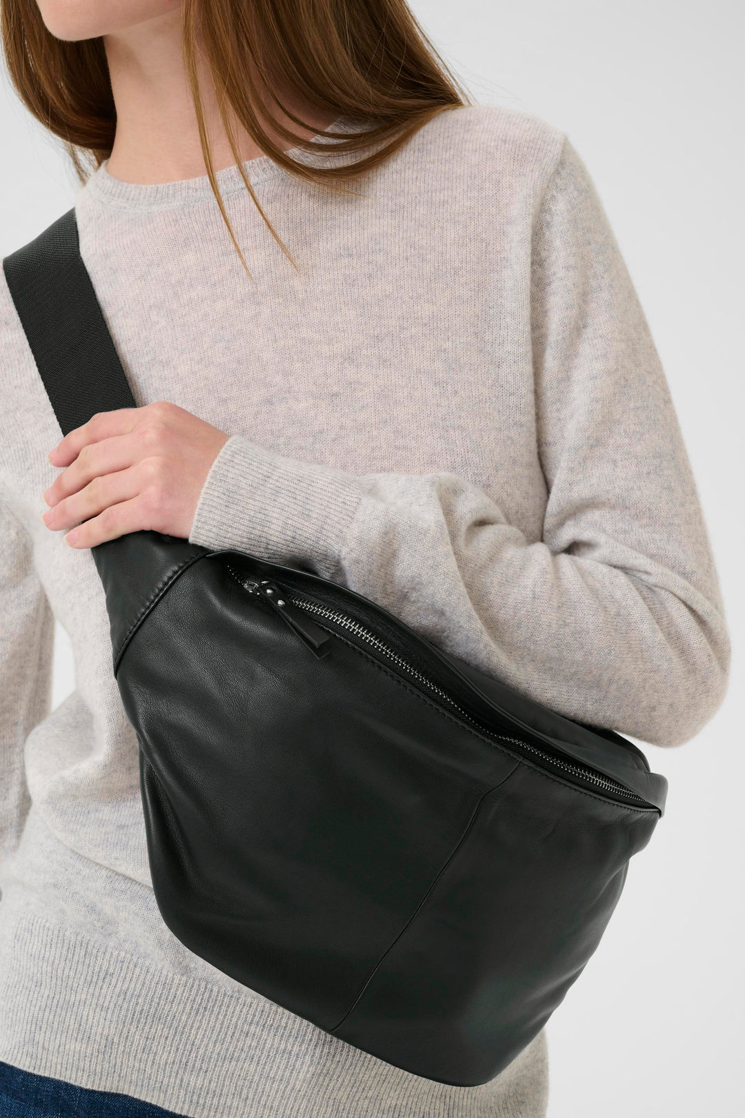 Sac banane en cuir Avika