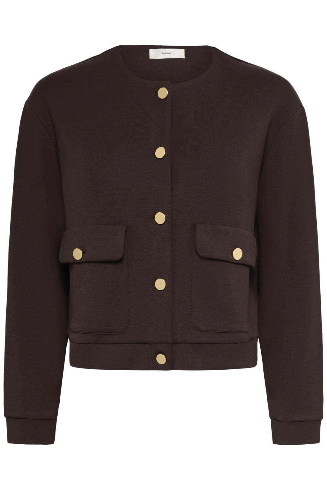 Cardigan court avec boutons dorés Gida