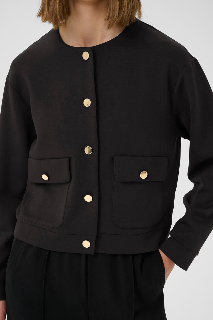 Cardigan court avec boutons dorés Gida