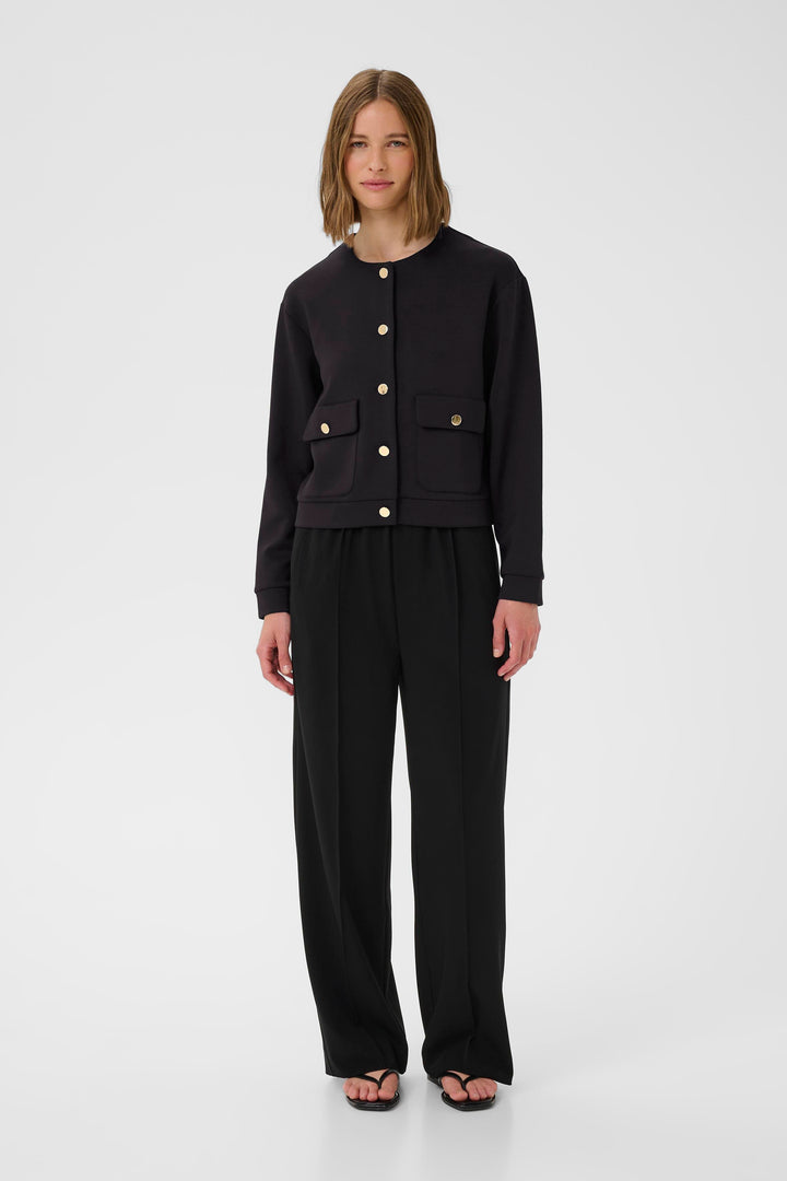 Cardigan court avec boutons dorés Gida