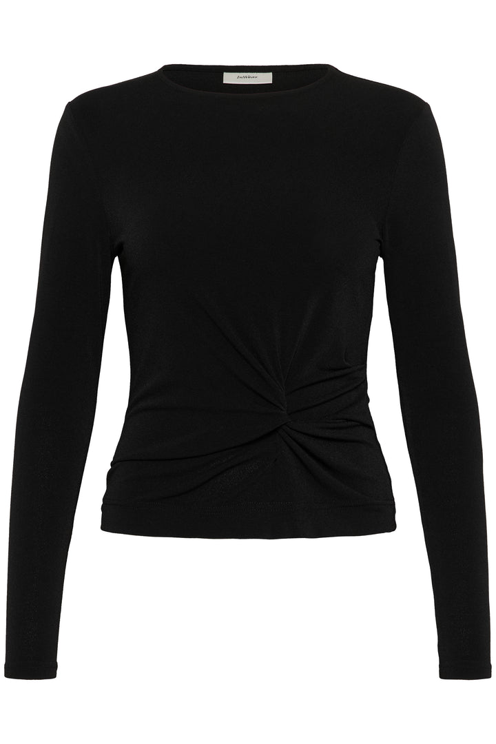 T-shirt ajusté avec nœud à manches longues Galdria
