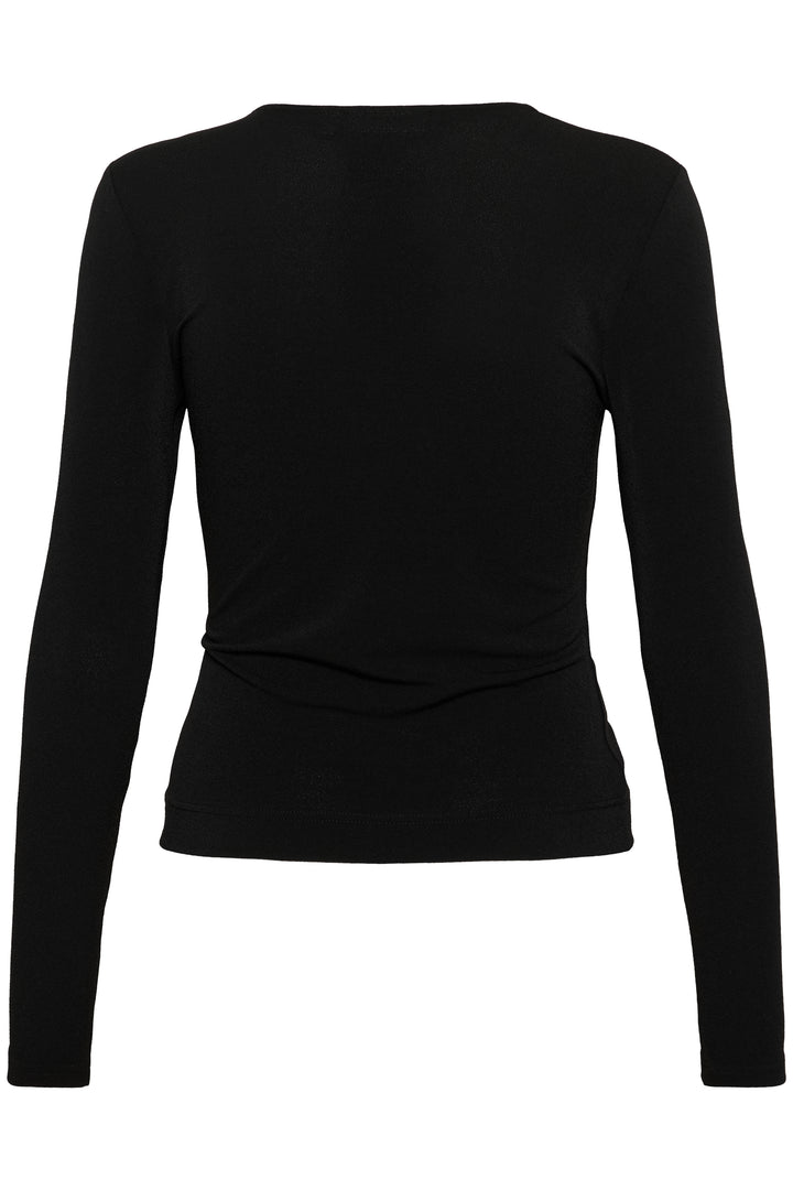 T-shirt ajusté avec nœud à manches longues Galdria