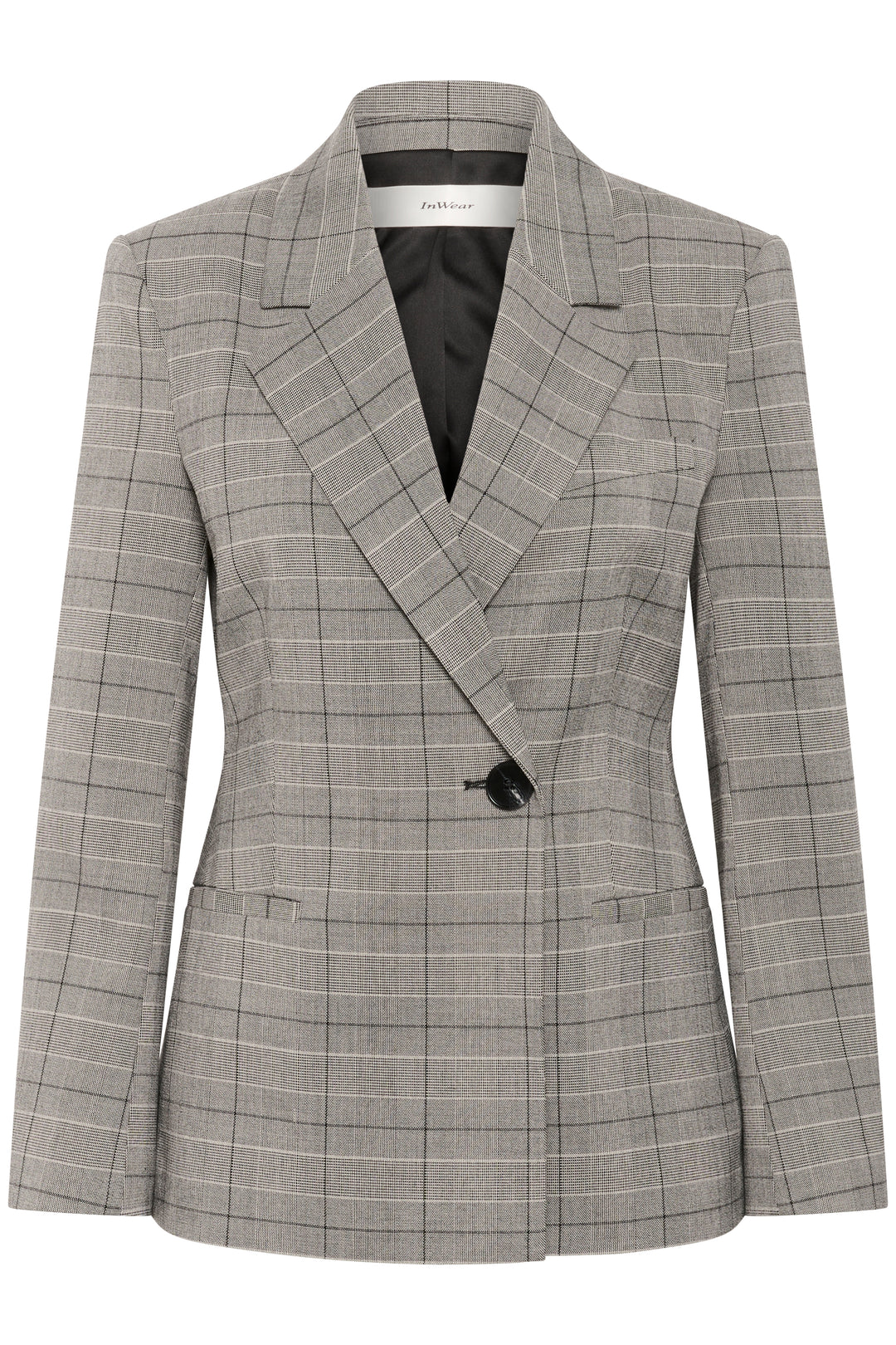 Veston ajusté avec motif Prince de Galles Broklyn