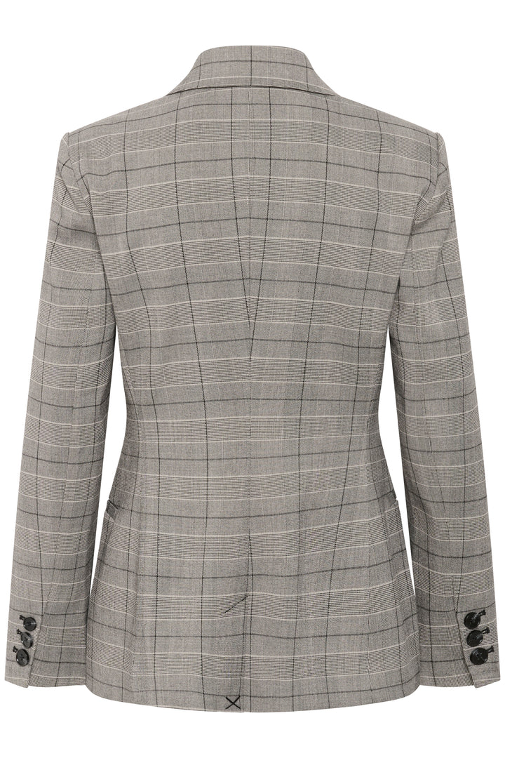 Veston ajusté avec motif Prince de Galles Broklyn