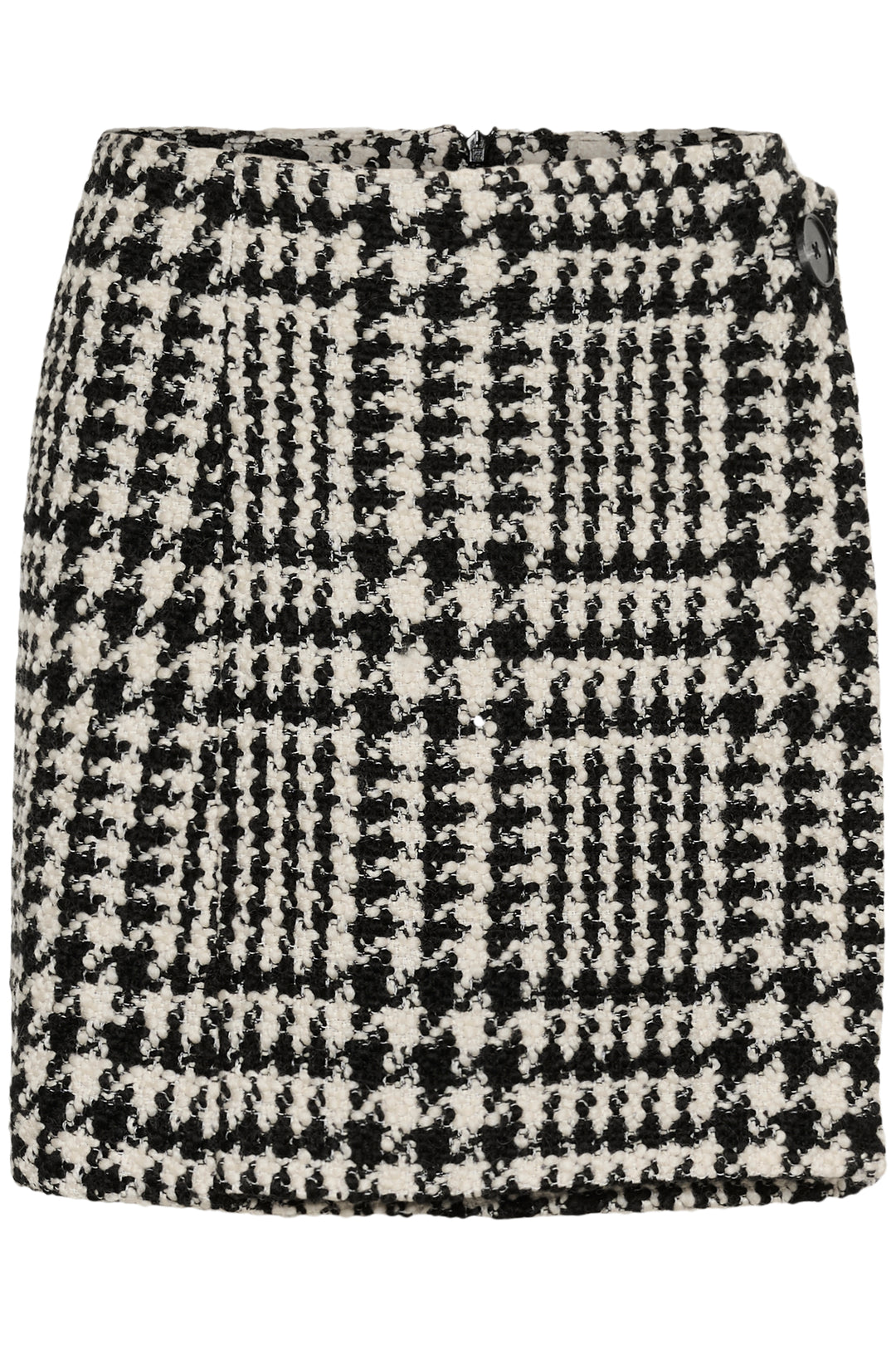 Jupe courte avec motif pied-de-poule Brya