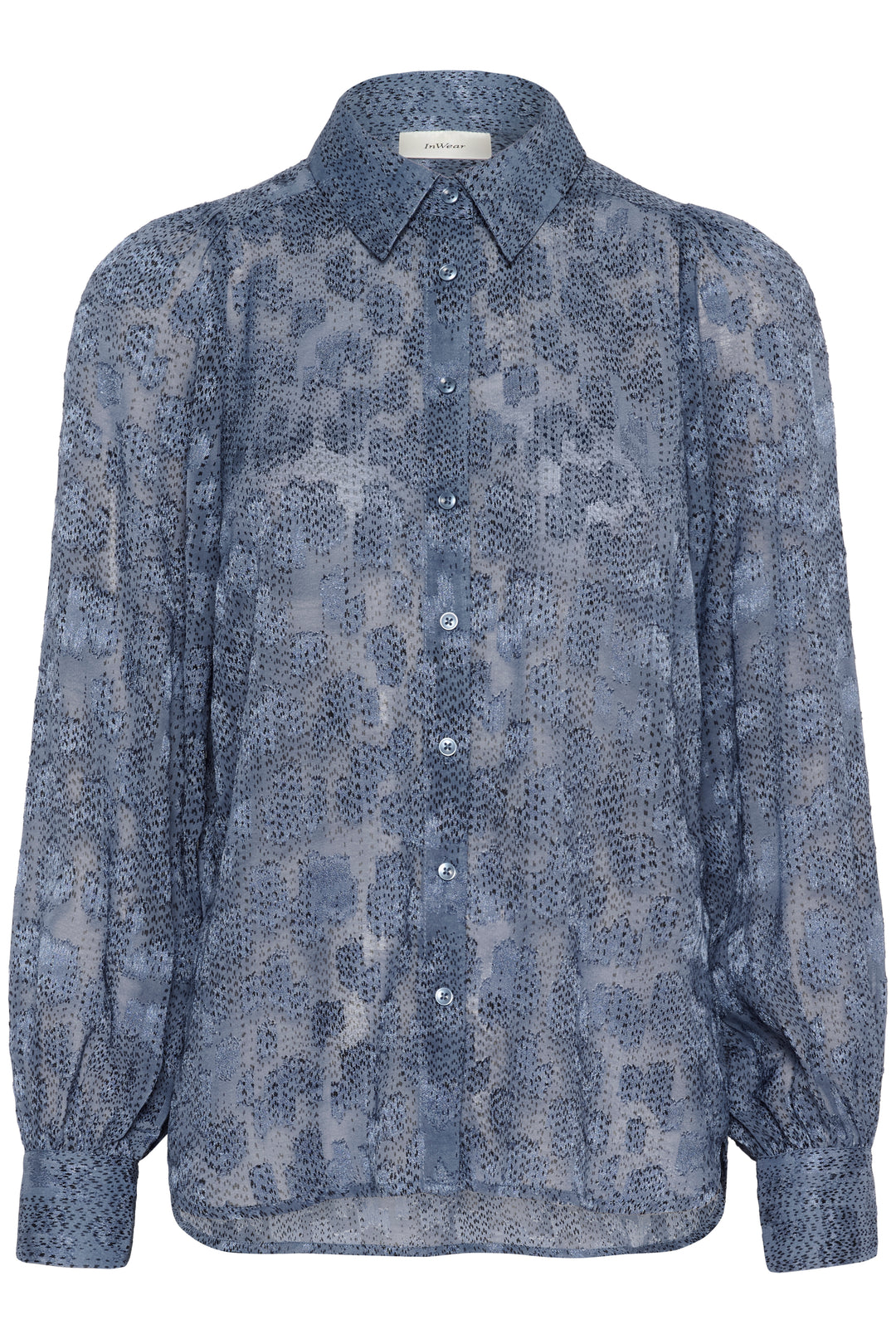 Blouse fluide avec motif abstrait à pois Addison