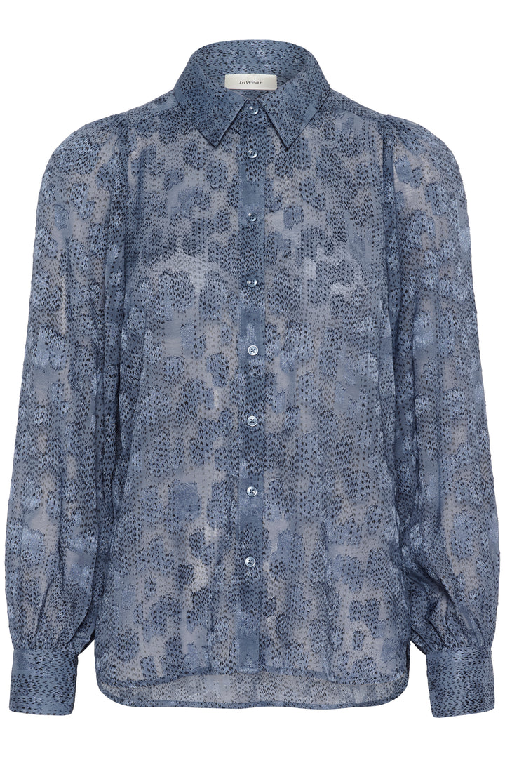 Blouse fluide avec motif abstrait à pois Addison