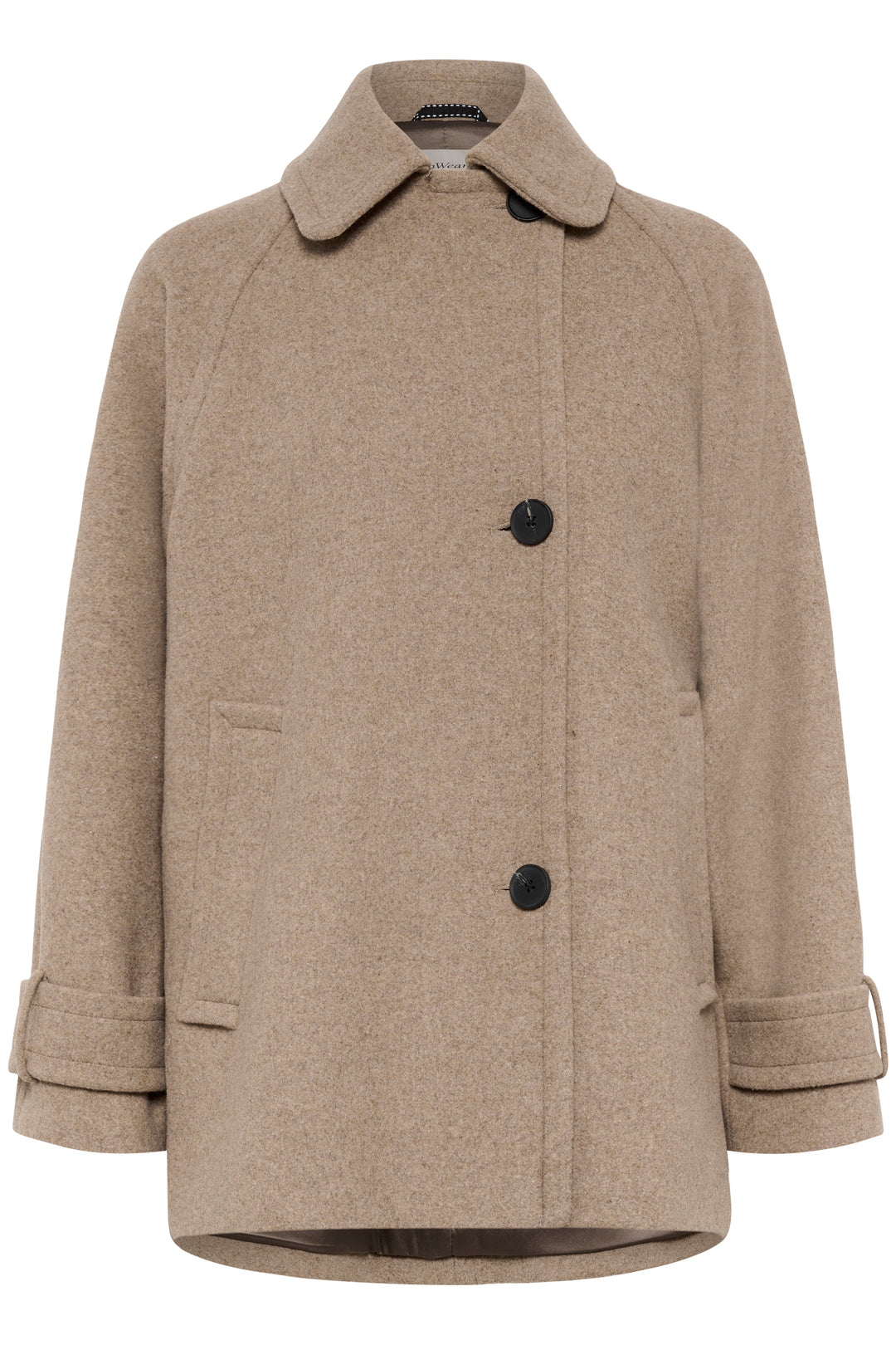 Manteau court ample à manches raglan Thora Minona