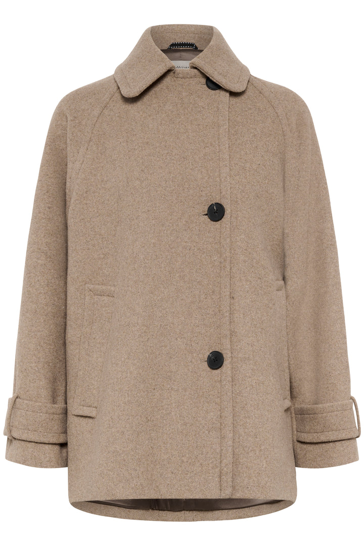 Manteau court ample à manches raglan Thora Minona