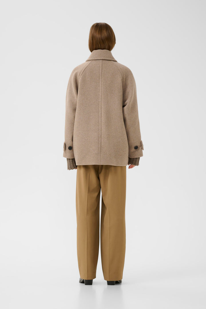 Manteau court ample à manches raglan Thora Minona