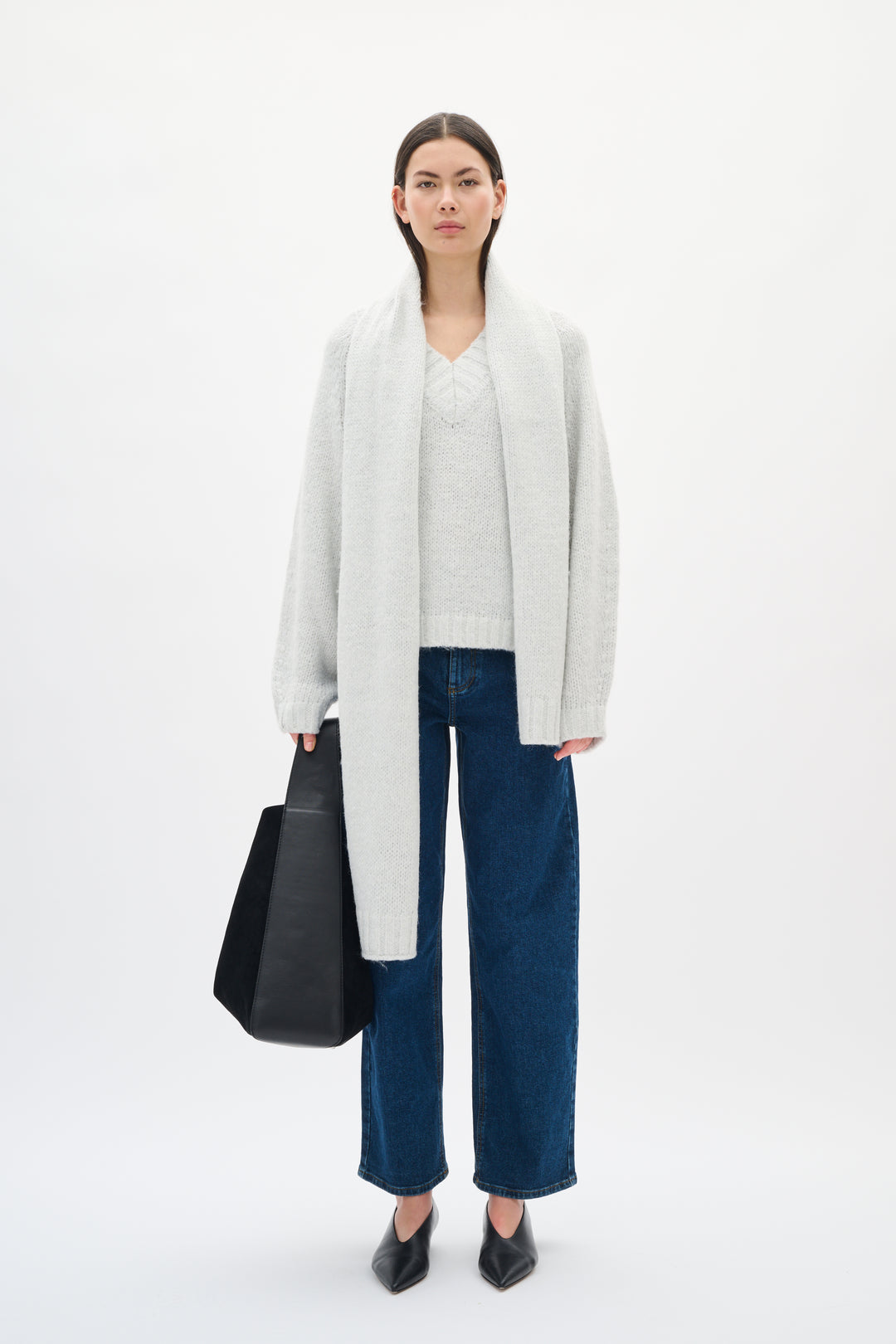 Pull scintillant avec col V Troa