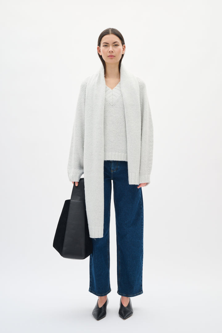 Pull scintillant avec col V Troa