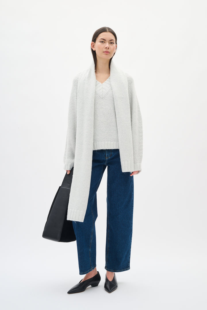 Pull scintillant avec col V Troa
